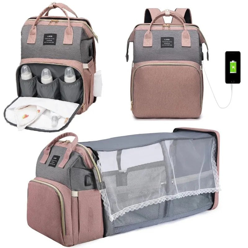 Waterproof Baby Folding Crib Bed Bag