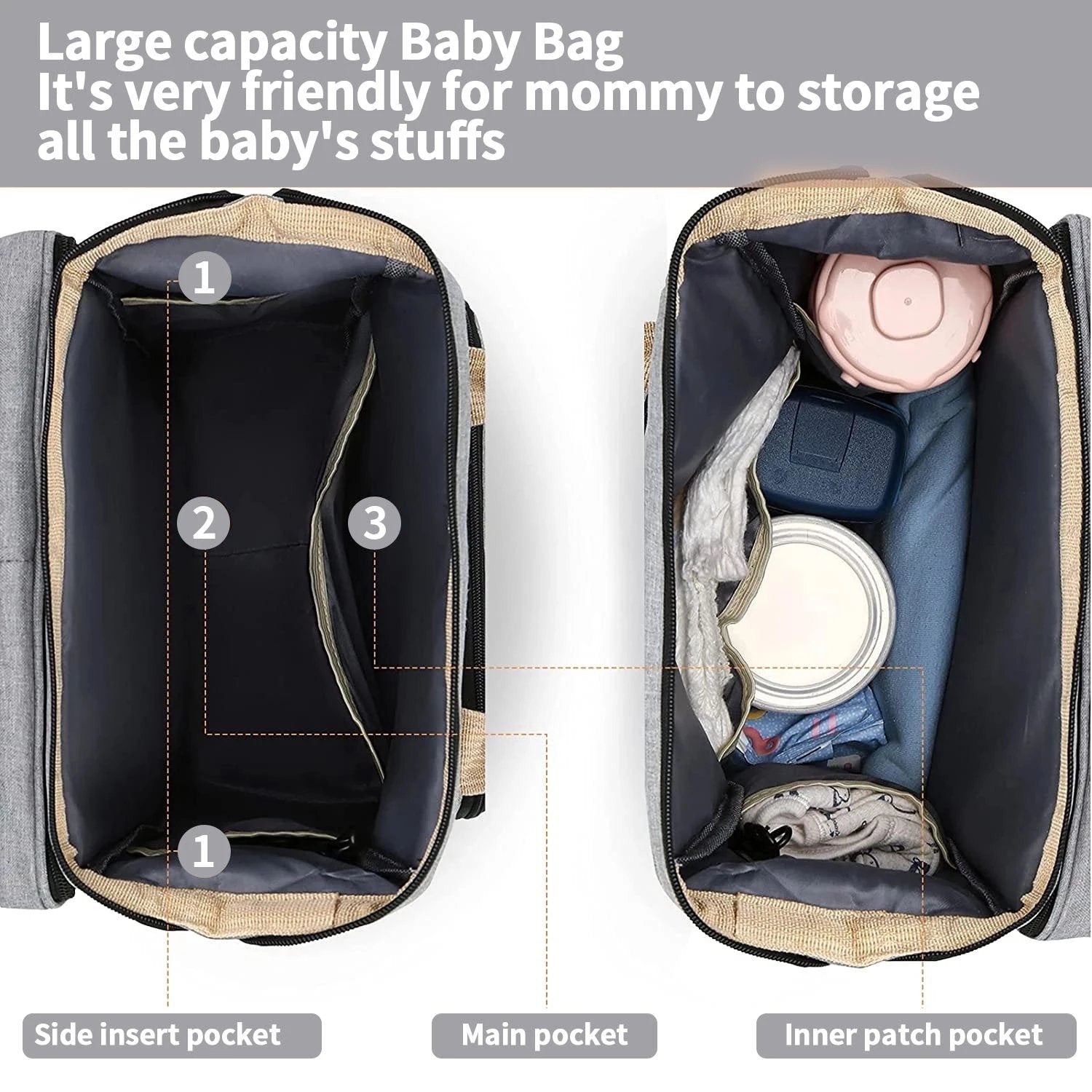 Waterproof Baby Folding Crib Bed Bag