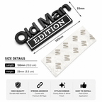 Oldman Edition Metal Car Logo