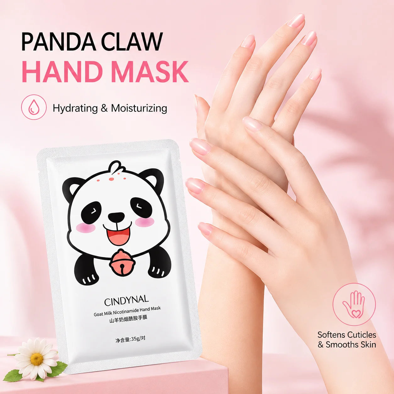 Goat Milk Hydrating & Moisturizing Hand Mask -1 Pair
