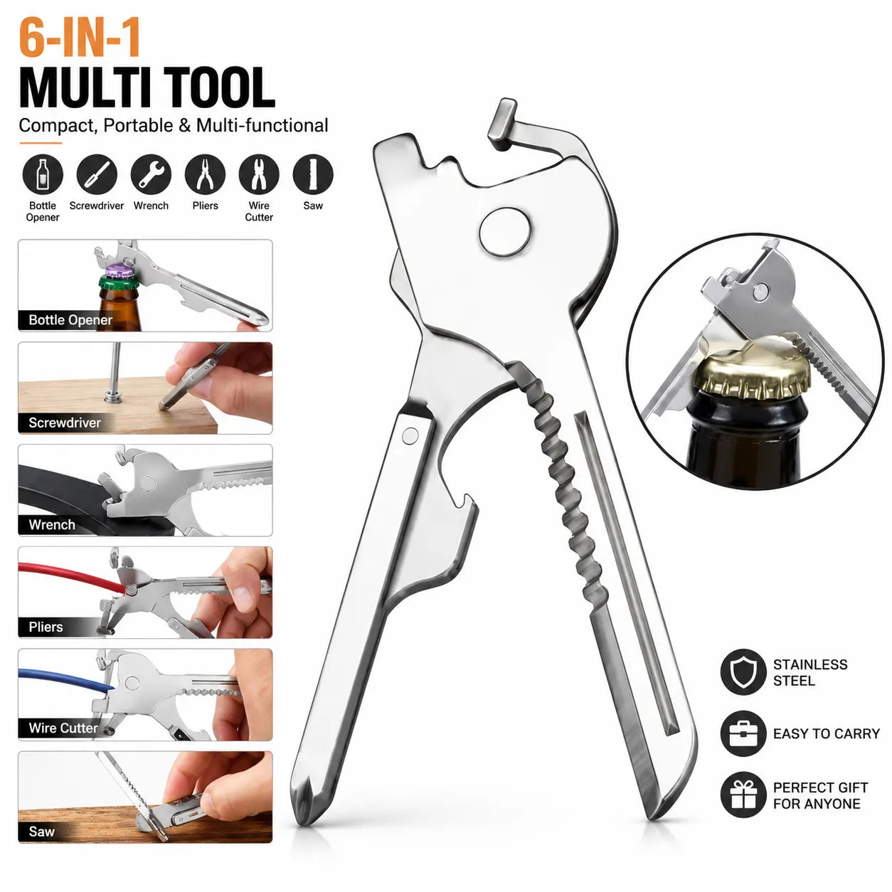 Swiss 6-in-1 Utili-Key Multi- Pocket tools-DRB02