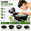 Portable Silicone Ice Face Massage Bowl with Ice Tray