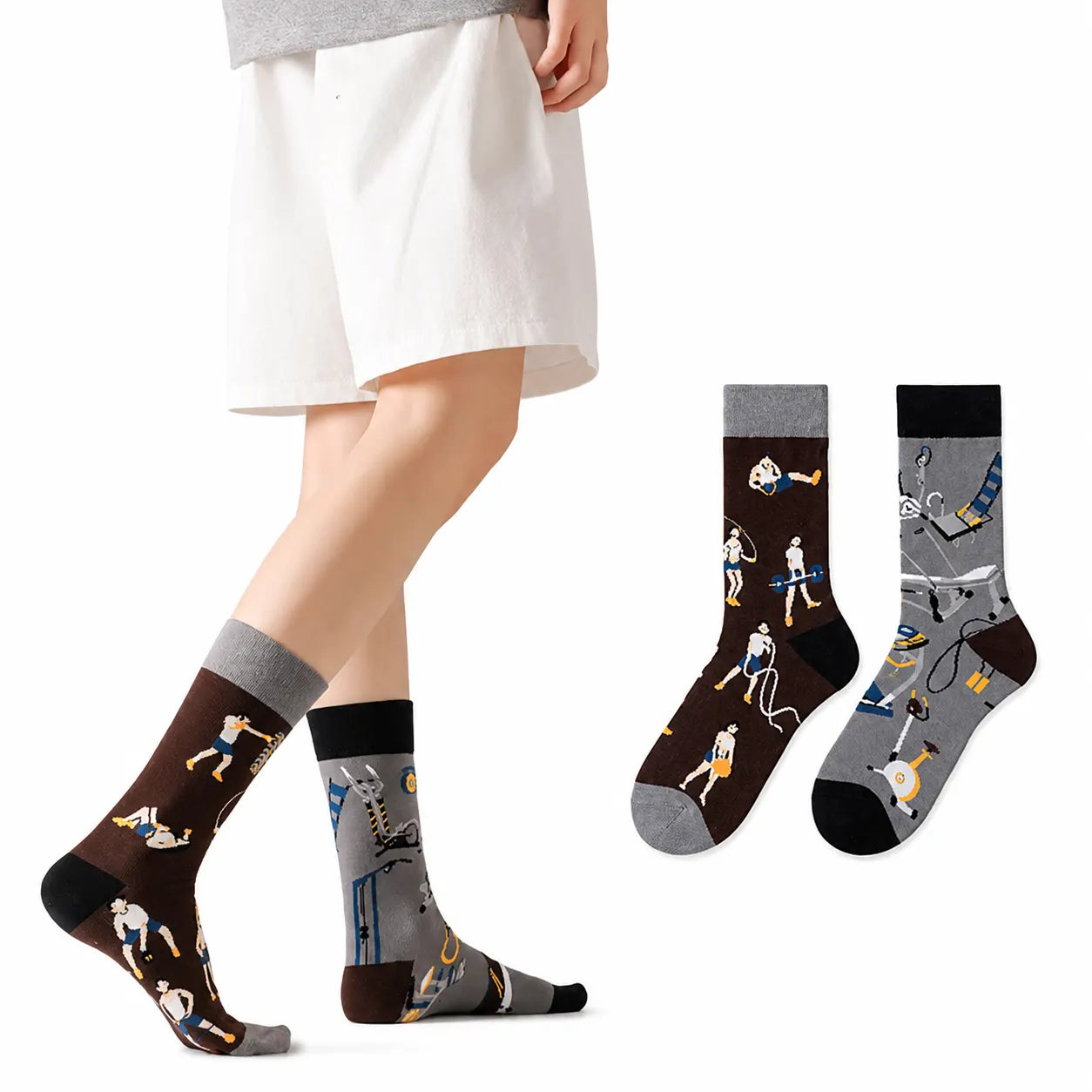 Sports and fitness Mandarin Duck Sports Cotton Socks–1 Pair-DRB1060