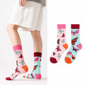 Butterfly dancing gracefully Mandarin Duck Socks –1 Pair-DRB1059