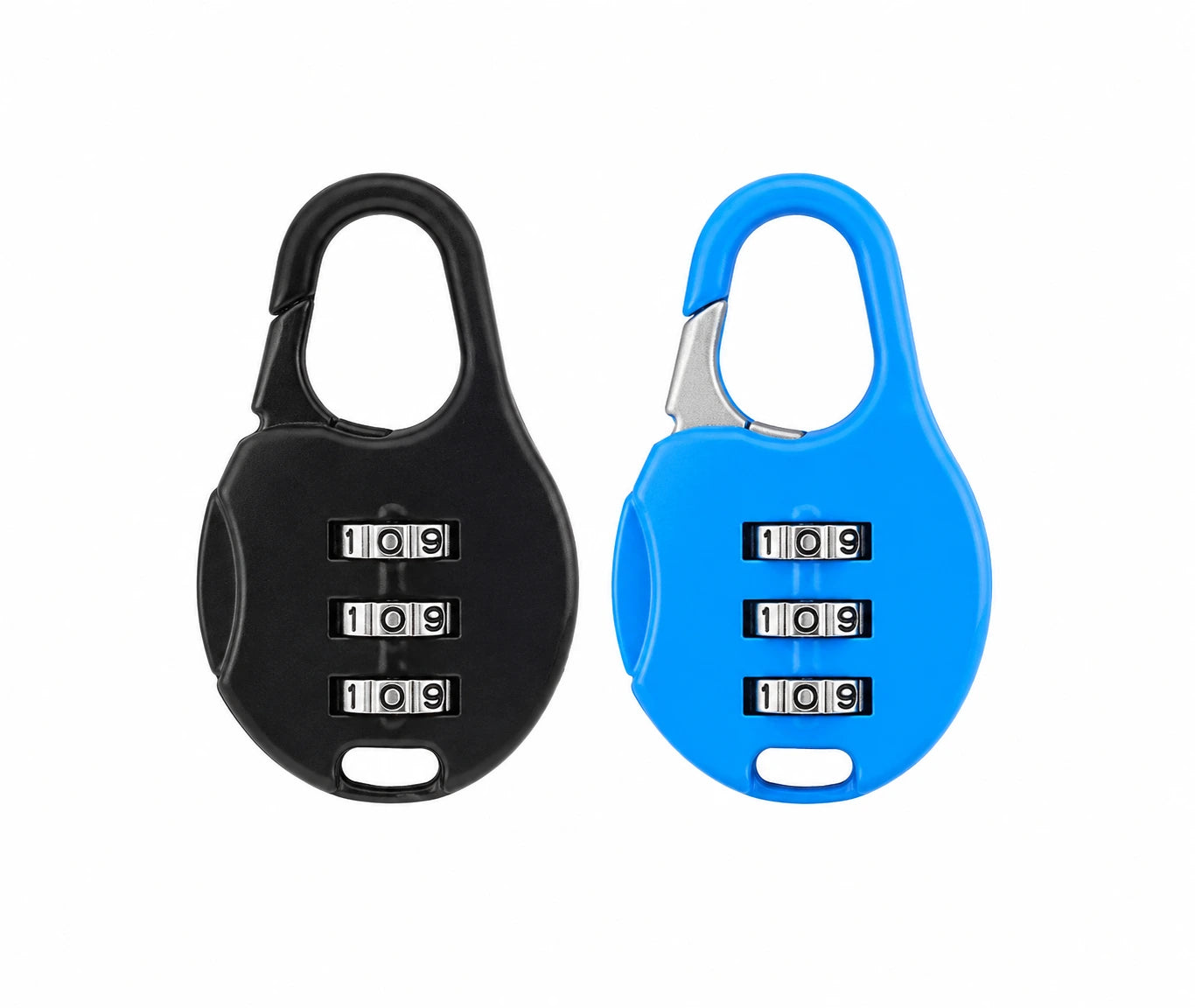 Lightweight 3-Digit Combination Lock for Backpacks, Luggage-2pcs