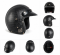 Voss Classic Leather Helmet-Black