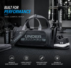 Waterproof Oxford Sports Duffel Bag with Shoe Compartment for Gym, Travel & Outdoor Use