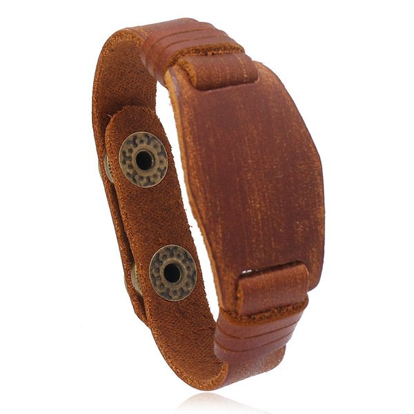 Retro Punk Woven Leather Bracelet