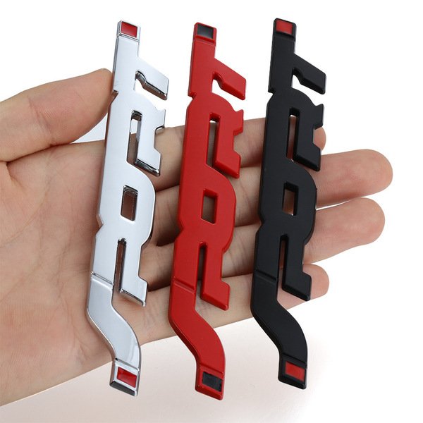 3D SPORT Metal Car Sticker – Premium Side & Tail Logo-1pcs