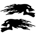 3D Ghost Skull Motorcycle Tank Stickers – 2 Pcs