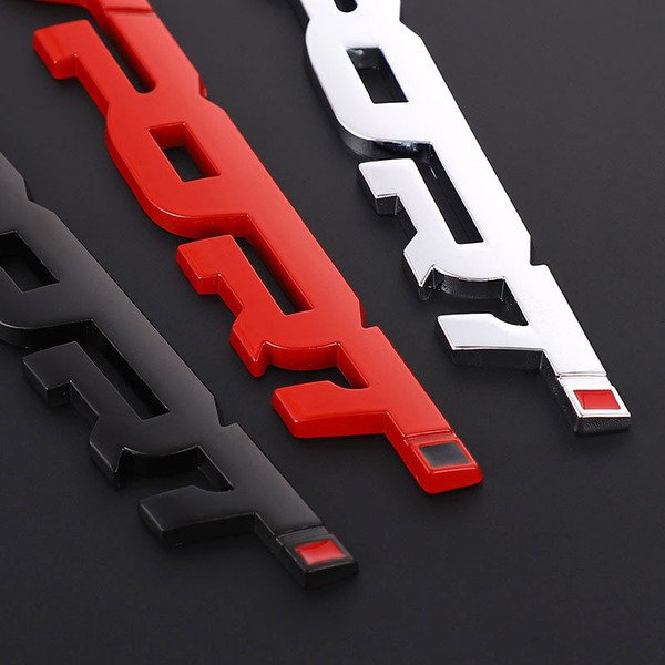 3D SPORT Metal Car Sticker – Premium Side & Tail Logo-1pcs