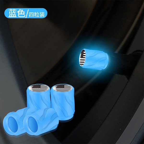 Luminous Skull Valve Tire Caps for Bike Car-4PCS Set