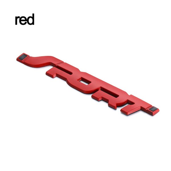 3D SPORT Metal Car Sticker – Premium Side & Tail Logo-1pcs