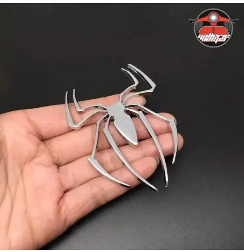 3D Metal Emblem Badge Sticker Spider Decals Frame body Decoration Universal for All Car Motorbike Vespa Scooter