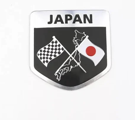 Japanese Flag Emblem Car Motorcycle