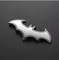 Vespa Scooter Car Metal Premium Bat Emblem-Silver