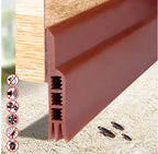 Premium Door Bottom Seal Strip Adhesive-Brown