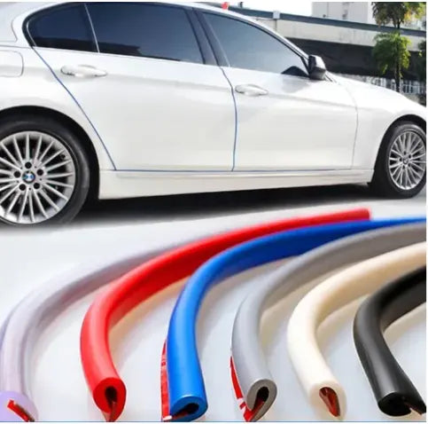 5M Universal Car Door Edge Protector – U-Type Rubber Molding Strip for Scratch Protection & Sealing