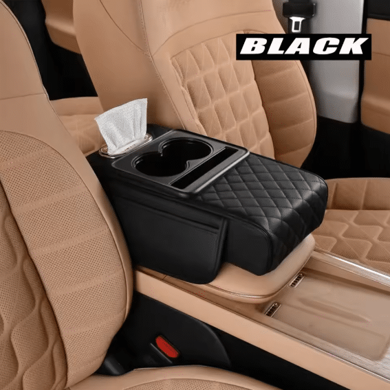 Car Armrest Storage Box-Beige