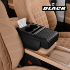 Car Armrest Storage Box-Brown