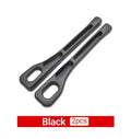 Car Seat Gap Filler Leak-Proof Filling Gap Strip 2pcs Black