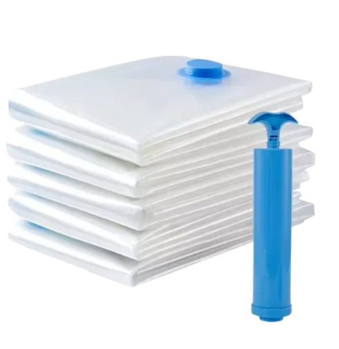 100*120CM-3pcs with Manual 1 Pump Combo Vacuum Storage Bags