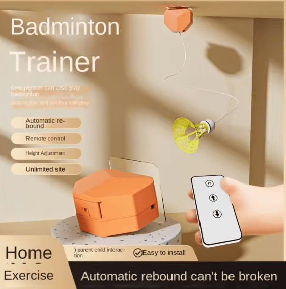 Self Training Badminton Machine Kit for professional and Children-3 Cork