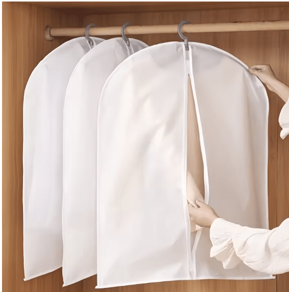Clothes Storage Suit, panjabi, blazer Dust cover with Zipper-4pcs combo
