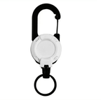 2Pcs Retractable Keychain – Heavy-Duty Carabiner Pull Reel