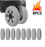 8PCS Silicone Luggage Wheel Protector Covers