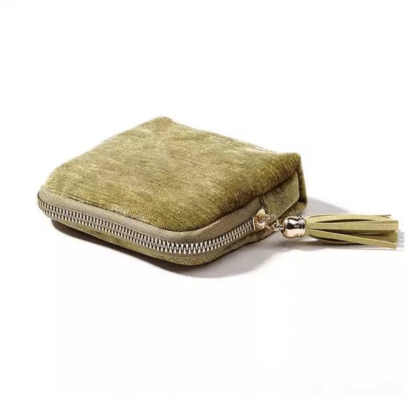 6-Layer Jewellery Storage Bag, Velvet Jewellery Pouch Bag