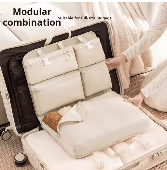 Hanging Travel Organizer Packing Cube–6 Compartment