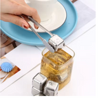 Stainless Steel Ice Cubes Set – 4pcs Pack