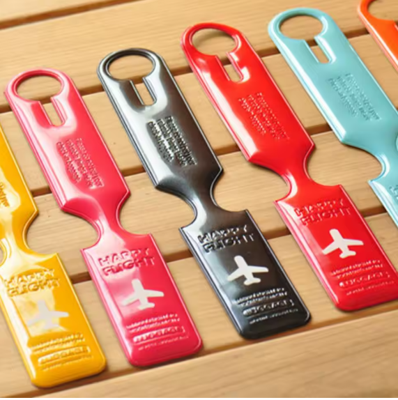 Travel Luggage Tag Cover, Suitcase ID Baggage Tag Holder (3 Colors)