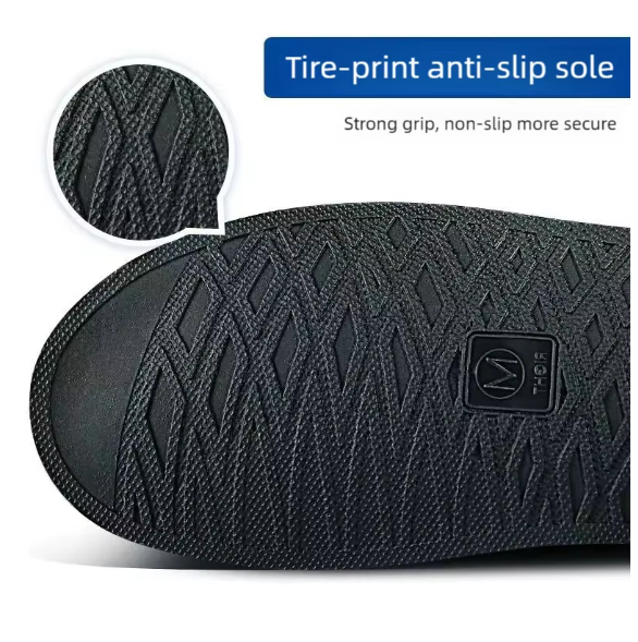 Waterproof Reusable Shoe Rain Cover Anti-Slip Boot Protector for Men & Women-2pcs