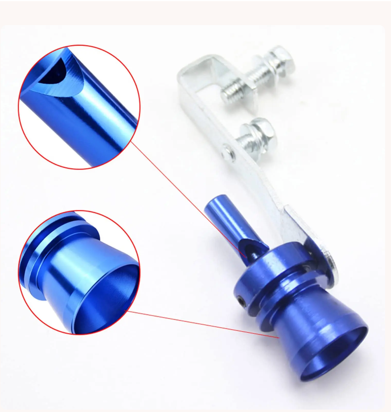 Universal Aluminum Turbo Sound Exhaust Whistle – Car Muffler Simulator Sound Maker
