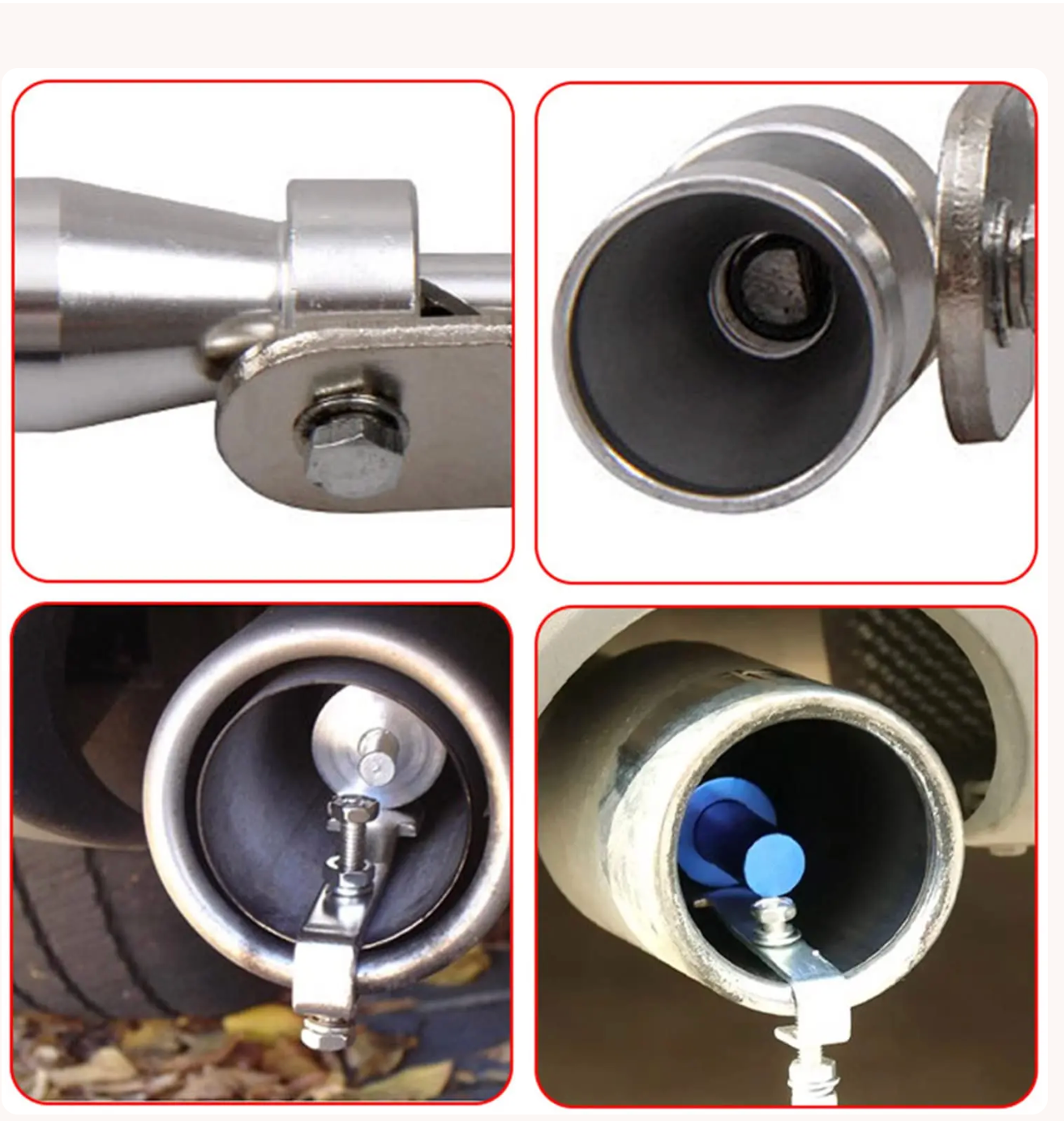 Universal Aluminum Turbo Sound Exhaust Whistle – Car Muffler Simulator Sound Maker