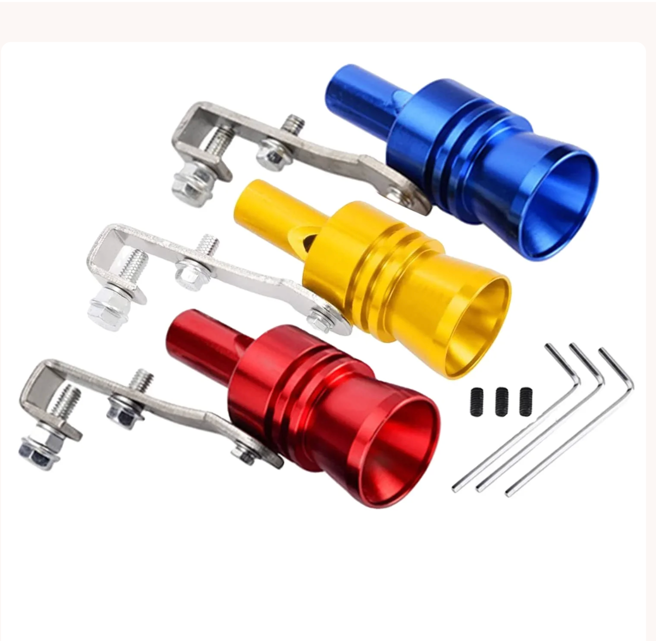 Universal Aluminum Turbo Sound Exhaust Whistle – Car Muffler Simulator Sound Maker