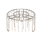 Air Fryer Skewer Rack – Stainless Steel 24-Stick BBQ Grill Set