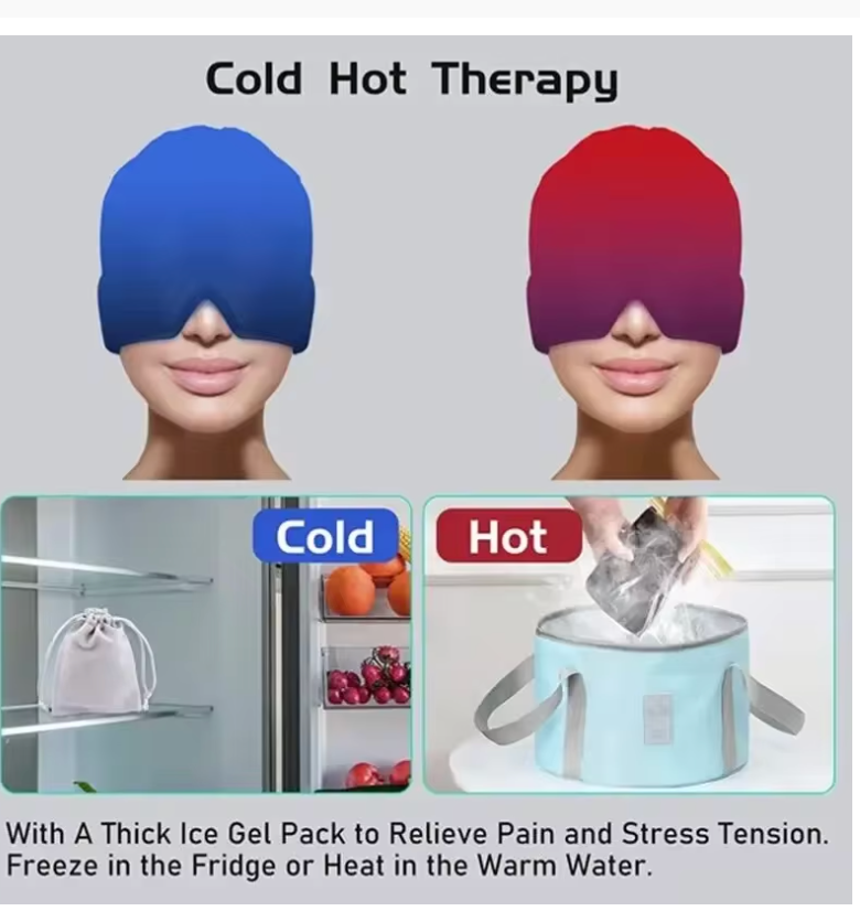 Gel Ice Cap with Eye Mask