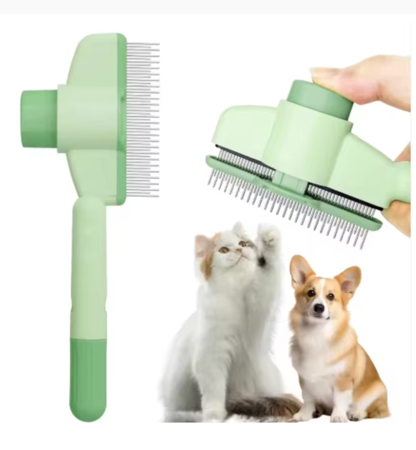 Self-Cleaning Pet Grooming Brush