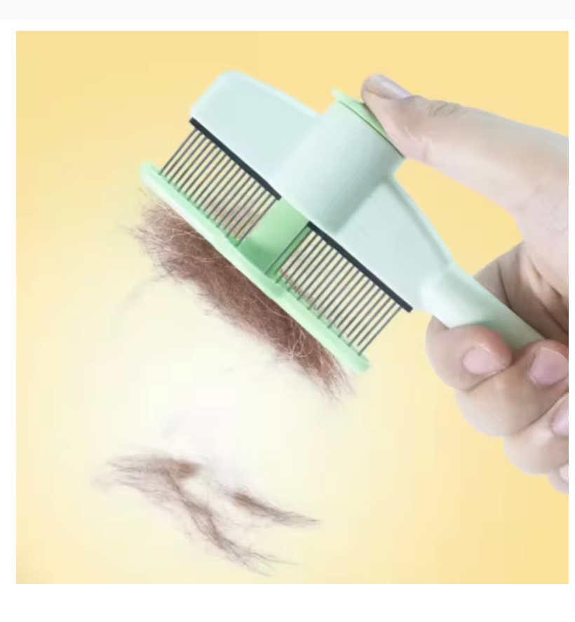 Self-Cleaning Pet Grooming Brush