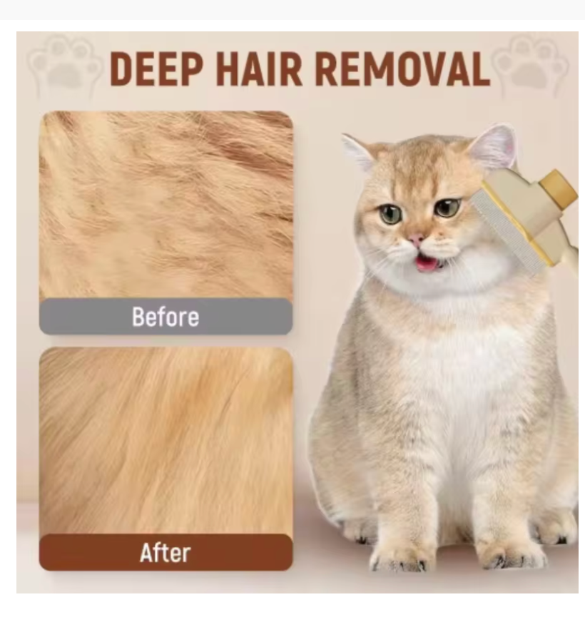 Self-Cleaning Pet Grooming Brush