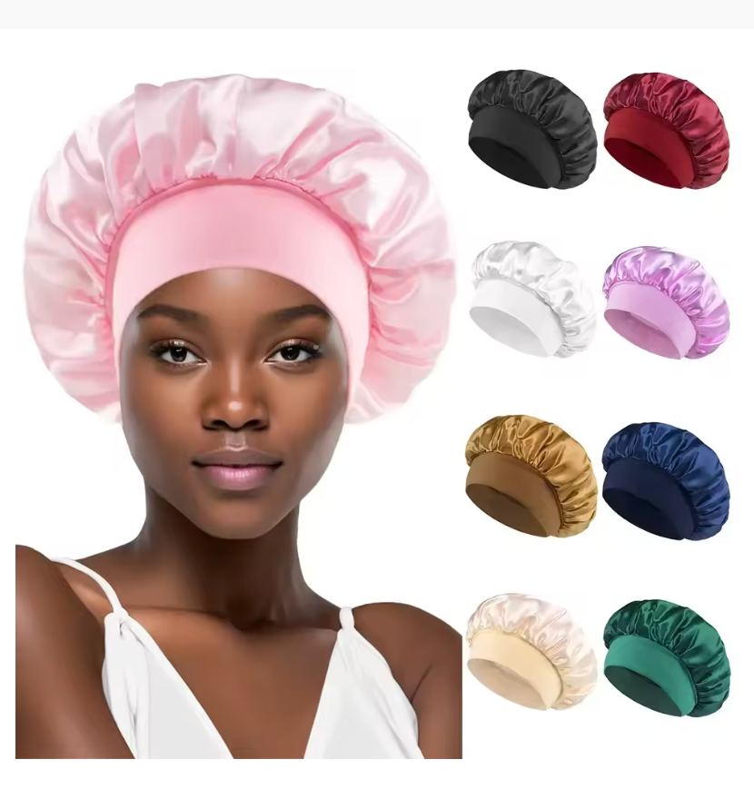 Soft Satin Bonnet for Hair Protection-1pcs