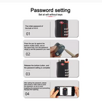 TSA Approved 3-Digit Combination Travel Luggage Lock