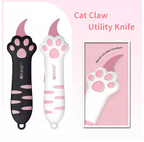 Cute Cat Paw Retractable Utility Knife-1pcs