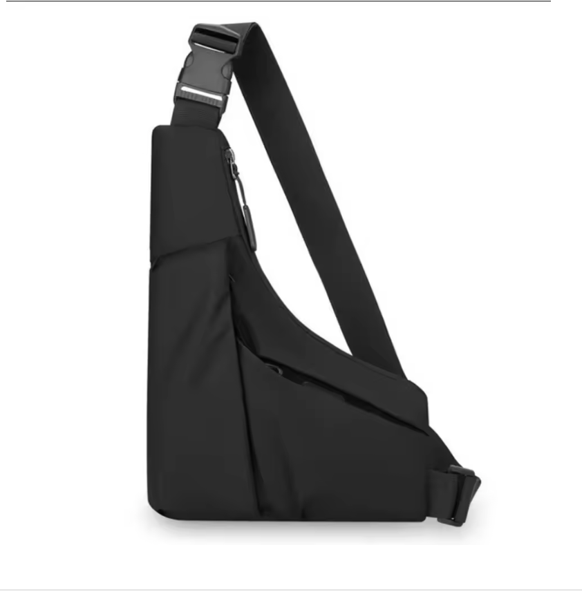 Men's Waterproof Triangle Crossbody Chest Bag