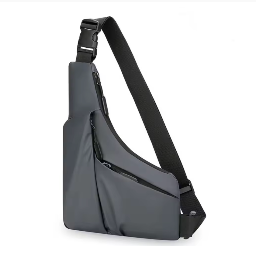 Men's Waterproof Triangle Crossbody Chest Bag