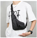 Men's Waterproof Triangle Crossbody Chest Bag
