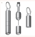 2-in-1 SIM Card Ejector Tool & Cleaning Brush Keychain